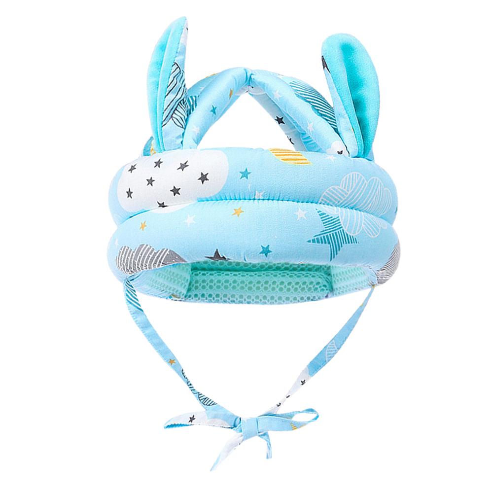 Soft Baby Helmet with Bunny Ears